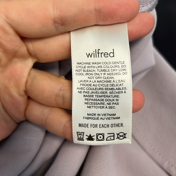 Aritzia Wilfred morado grey crepette jacket sz xxs worn once - Picture 4 of 14